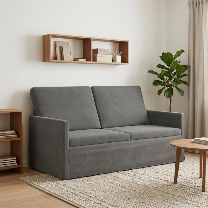 Canapea cu 2 locuri Gri închis 150 x 81 x 82 cm WALTI