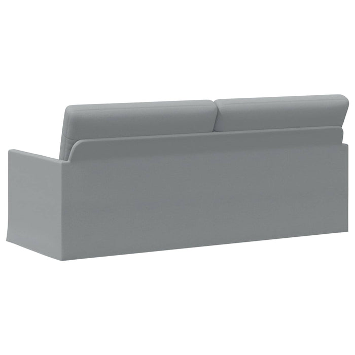 Sofă cu 3 locuri Gri deschis 190 x 81 x 82 cm Țesătură WALTI