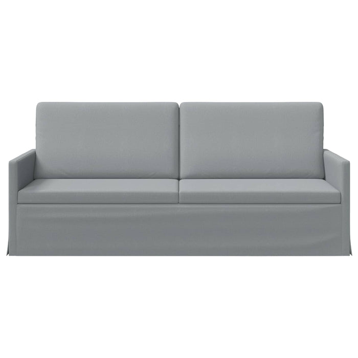 Sofă cu 3 locuri Gri deschis 190 x 81 x 82 cm Țesătură WALTI