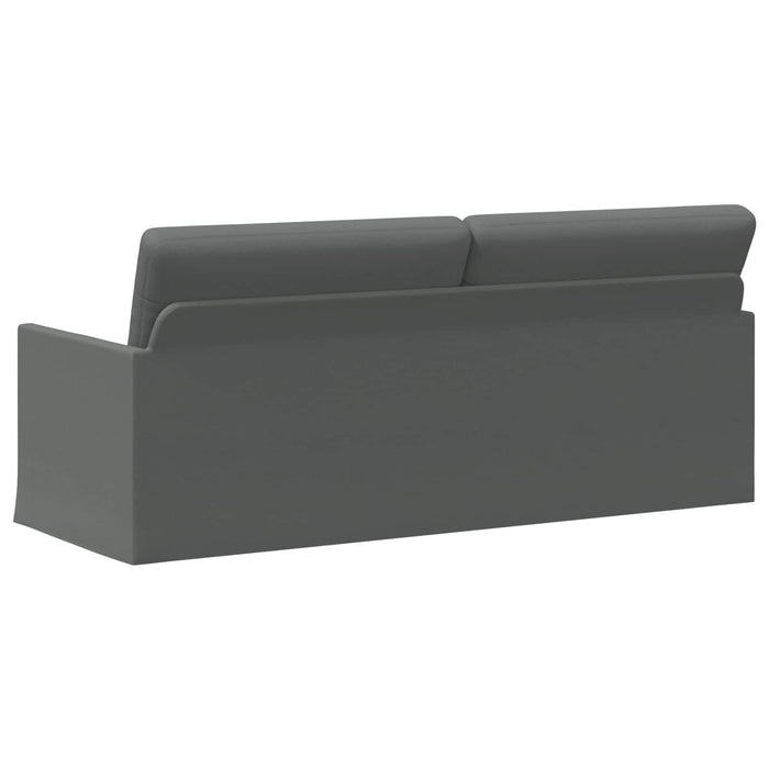 Sofă cu 3 locuri Gri închis 190 x 81 x 82 cm Țesătură WALTI