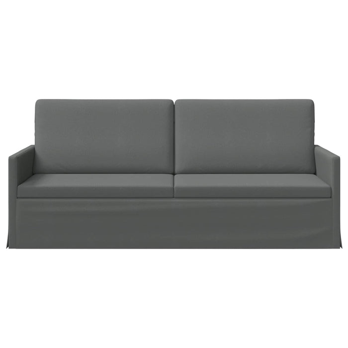 Sofă cu 3 locuri Gri închis 190 x 81 x 82 cm Țesătură WALTI