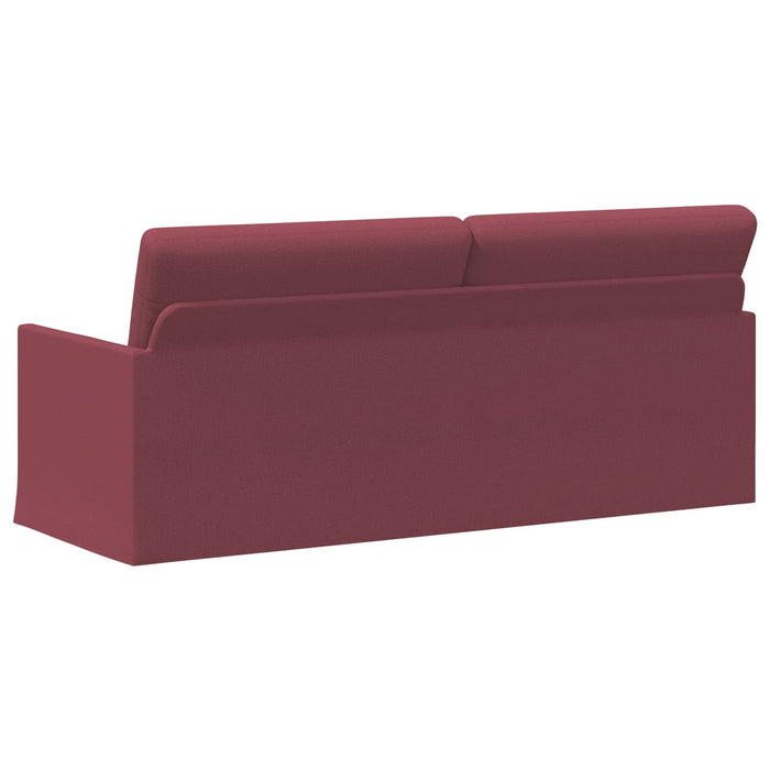 Sofă cu 3 locuri Roșu Vin 190 x 81 x 82 cm Țesătură WALTI