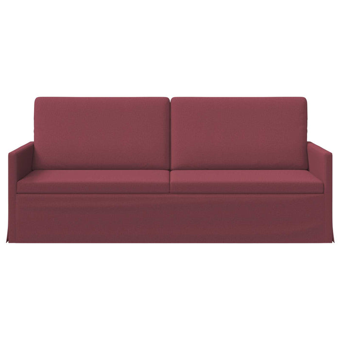 Sofă cu 3 locuri Roșu Vin 190 x 81 x 82 cm Țesătură WALTI