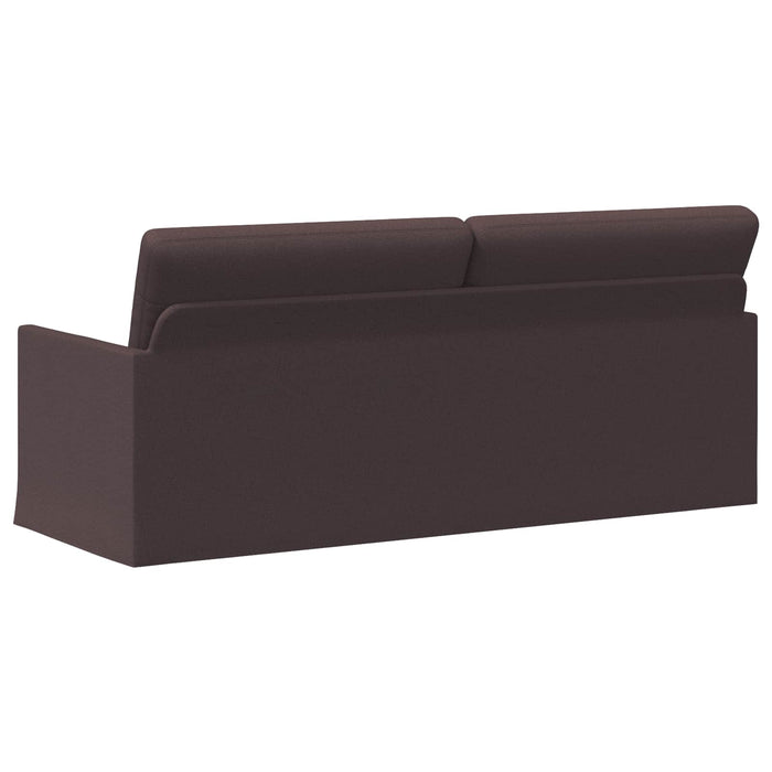 Sofă cu 3 locuri Maro închis 190 x 81 x 82 cm Țesătură WALTI