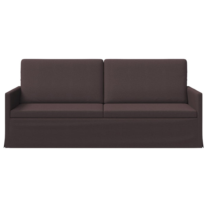 Sofă cu 3 locuri Maro închis 190 x 81 x 82 cm Țesătură WALTI