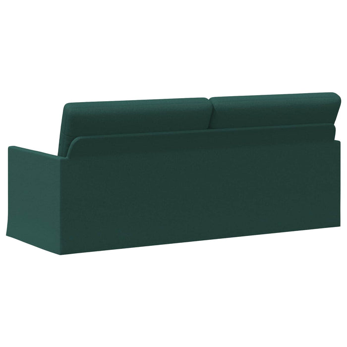 Sofă cu 3 locuri Verde închis 190 x 81 x 82 cm Țesătură WALTI