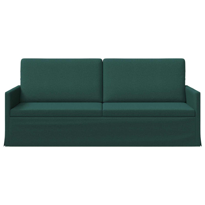 Sofă cu 3 locuri Verde închis 190 x 81 x 82 cm Țesătură WALTI