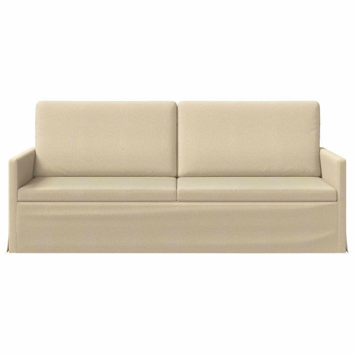 Sofă cu 3 locuri Crem 190 x 81 x 82 cm Țesătură WALTI