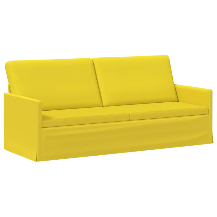 Sofă cu 3 locuri Galben Deschis 190 x 81 x 82 cm Țesătură WALTI