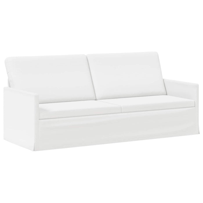 Sofă cu 3 locuri Alb 190 x 81 x 82 cm Țesătură WALTI