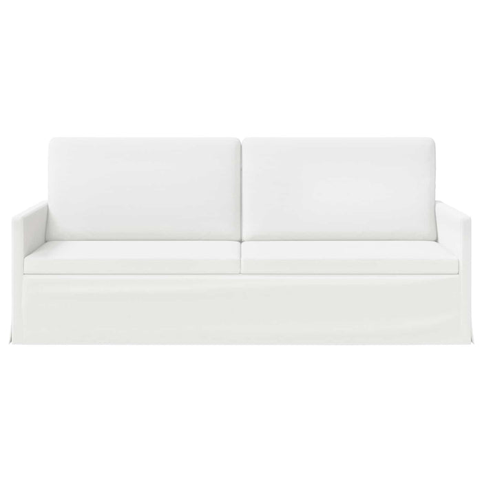 Sofă cu 3 locuri Alb 190 x 81 x 82 cm Țesătură WALTI
