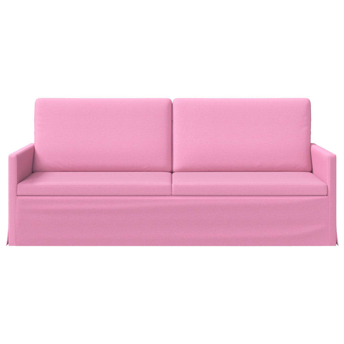 Sofă cu 3 locuri Roz 190 x 81 x 82 cm Țesătură WALTI