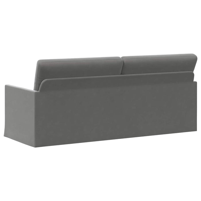 Sofă cu 3 locuri Gri închis 190 x 81 x 82 cm Catifea WALTI
