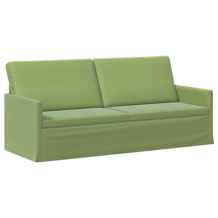 Sofă cu 3 locuri Verde deschis 190 x 81 x 82 cm Catifea WALTI