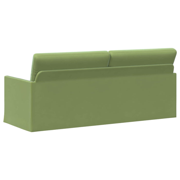 Sofă cu 3 locuri Verde deschis 190 x 81 x 82 cm Catifea WALTI