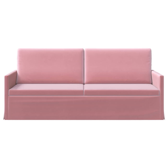 Sofă cu 3 locuri Roz 190 x 81 x 82 cm Catifea WALTI