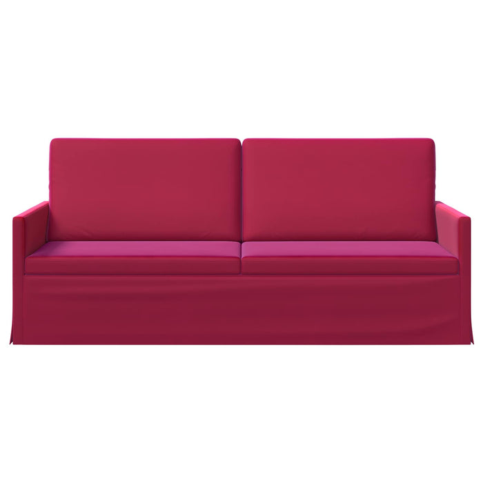 Sofă cu 3 locuri Roșu Vin 190 x 81 x 82 cm Catifea WALTI
