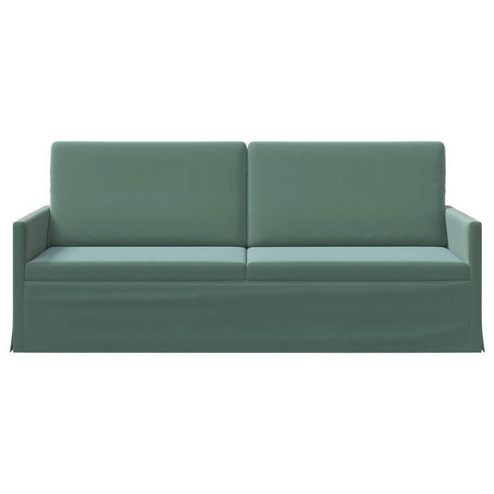 Sofă cu 3 locuri Verde Mării 190 x 81 x 82 cm Catifea WALTI