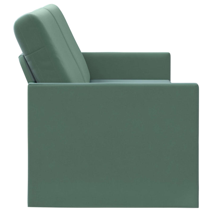 Sofă cu 3 locuri Verde Mării 190 x 81 x 82 cm Catifea WALTI