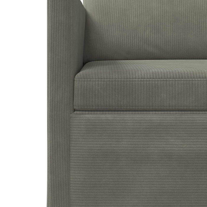 Sofă cu 3 locuri Gri deschis 190 x 81 x 82 cm WALTI