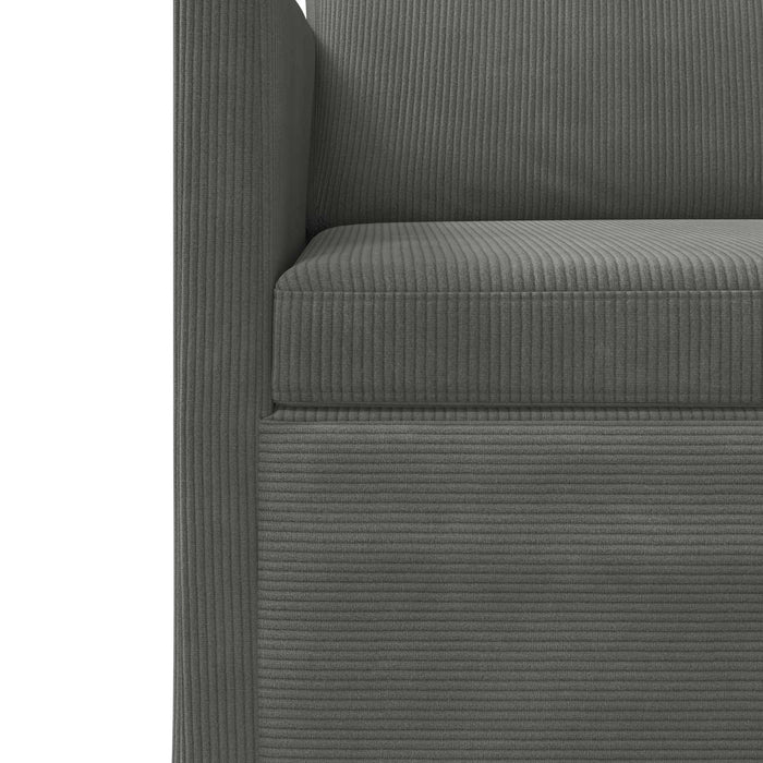 Sofă cu 3 locuri Gri închis 190 x 81 x 82 cm WALTI