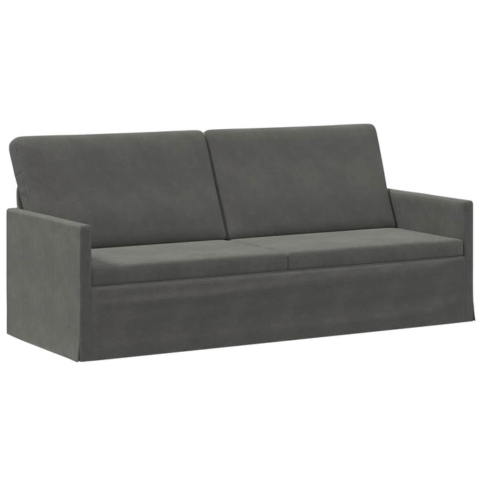 Sofă cu 3 locuri Gri închis 190 x 81 x 82 cm WALTI
