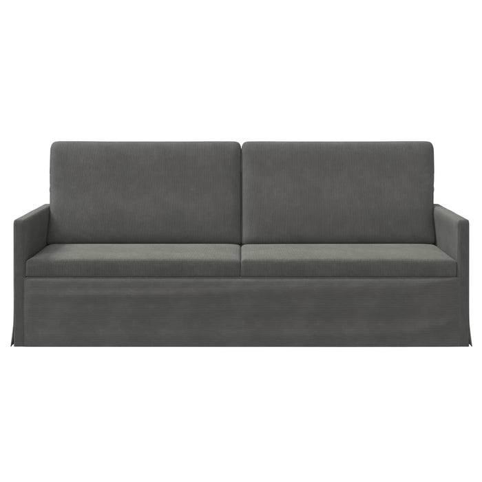 Sofă cu 3 locuri Gri închis 190 x 81 x 82 cm WALTI