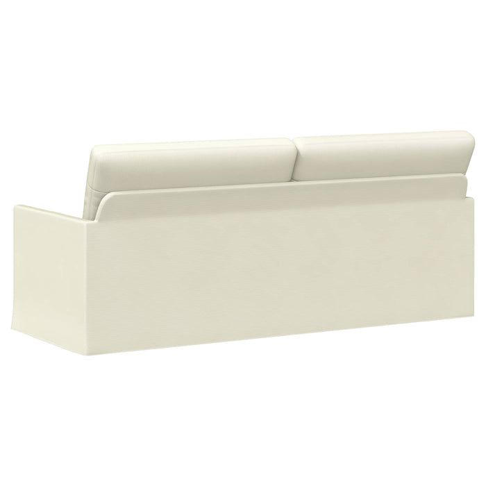 Sofă cu 3 locuri Crem 190 x 81 x 82 cm Țesătură din corduroy WALTI
