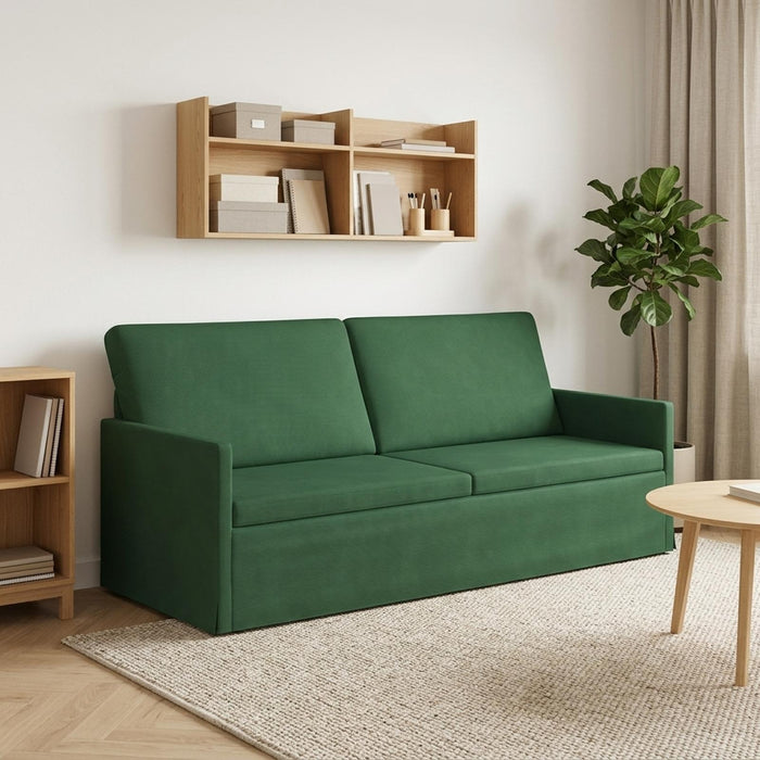 Sofă cu 3 locuri Verde Junglă 190 x 81 x 82 cm WALTI