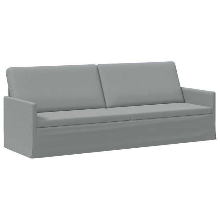 Sofă cu 3 locuri Gri deschis 220 x 81 x 82 cm Țesătură WALTI