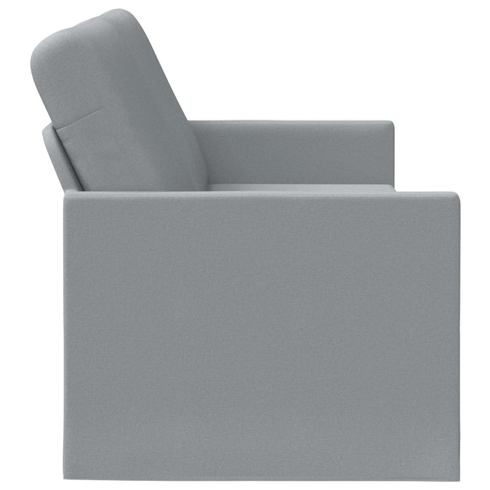 Sofă cu 3 locuri Gri deschis 220 x 81 x 82 cm Țesătură WALTI