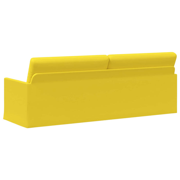 Sofă cu 3 locuri Galben Deschis 220 x 81 x 82 cm Țesătură WALTI