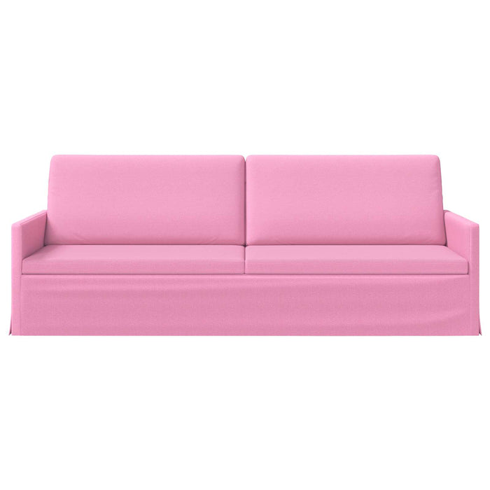 Sofă cu 3 locuri Roz 220 x 81 x 82 cm Țesătură WALTI