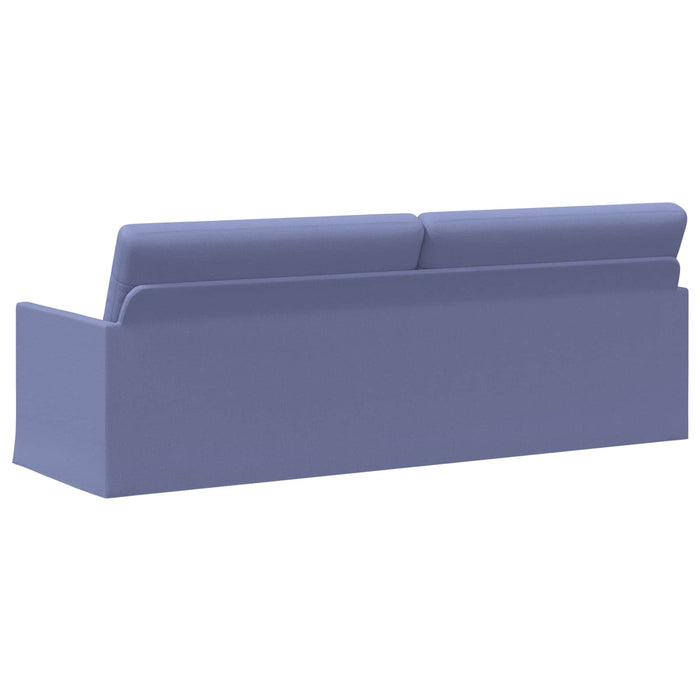 Sofă cu 3 locuri Albastru Jeans 220 x 81 x 82 cm Țesătură WALTI