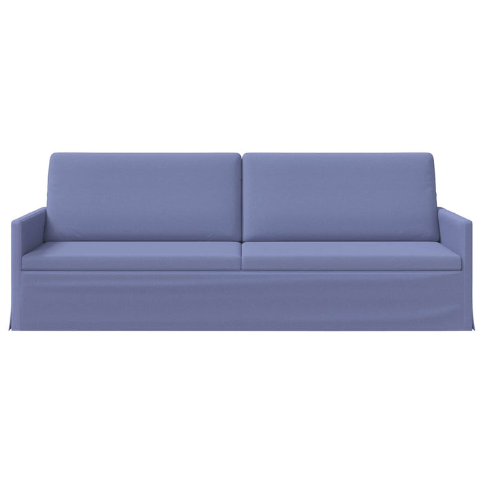 Sofă cu 3 locuri Albastru Jeans 220 x 81 x 82 cm Țesătură WALTI