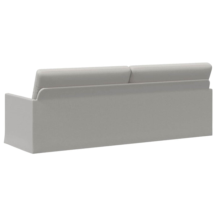Sofă cu 3 locuri Gri nori 220 x 81 x 82 cm Țesătură WALTI
