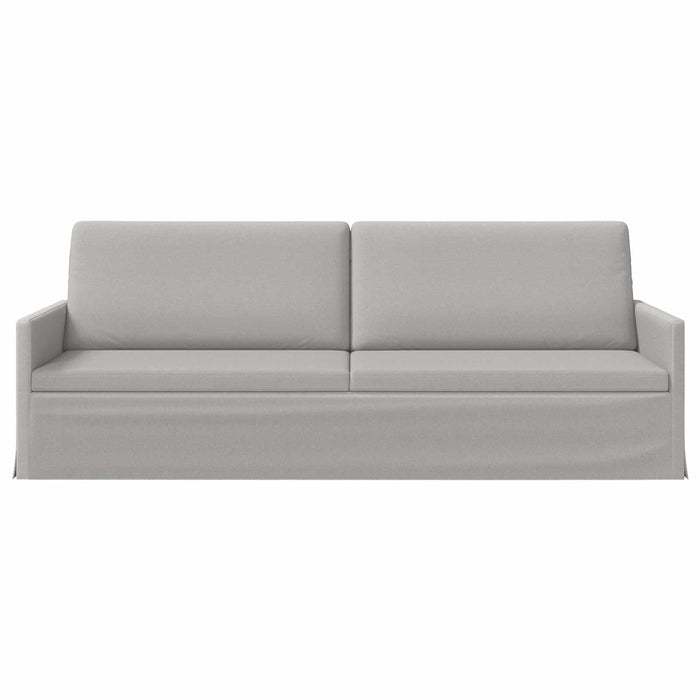 Sofă cu 3 locuri Gri nori 220 x 81 x 82 cm Țesătură WALTI