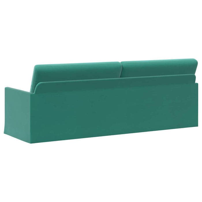 Sofă cu 3 locuri Turcoaz 220 x 81 x 82 cm Catifea WALTI