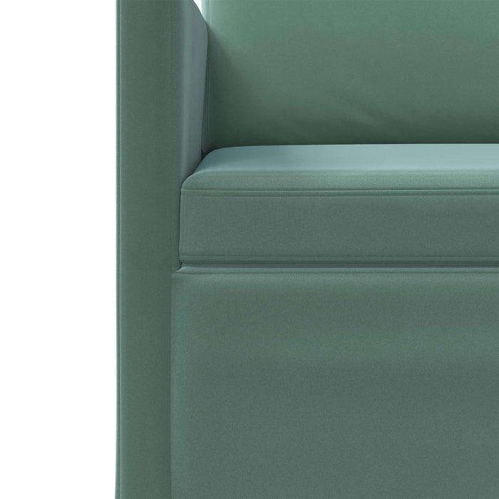 Sofă cu 3 locuri Verde Mării 220 x 81 x 82 cm Catifea WALTI