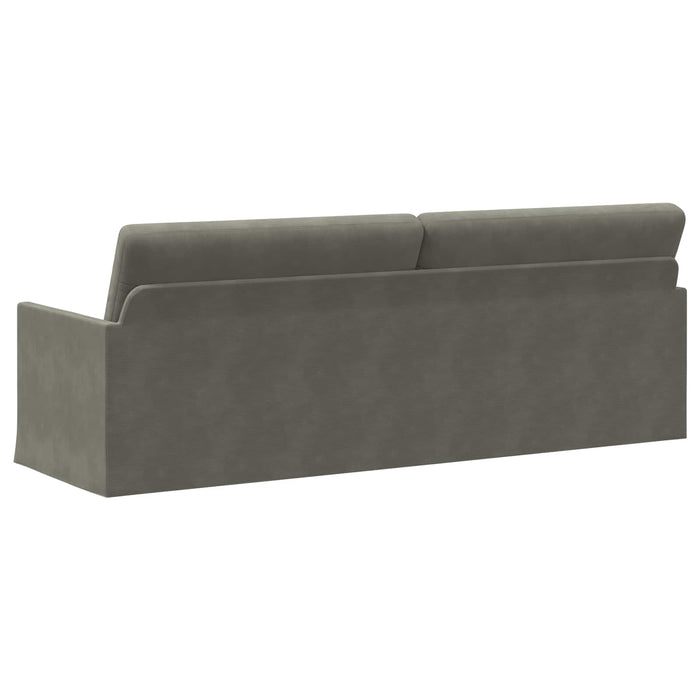 Sofă cu 3 locuri Gri deschis 220 x 81 x 82 cm WALTI