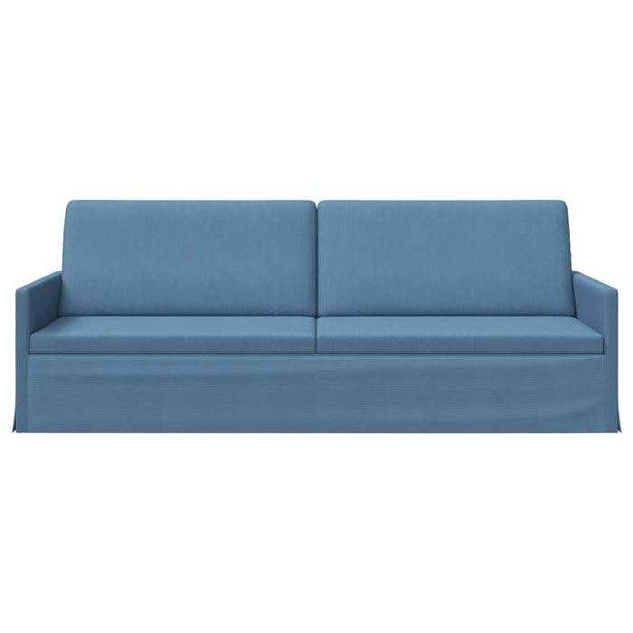 Sofă cu 3 locuri albastru 220 x 81 x 82 cm WALTI