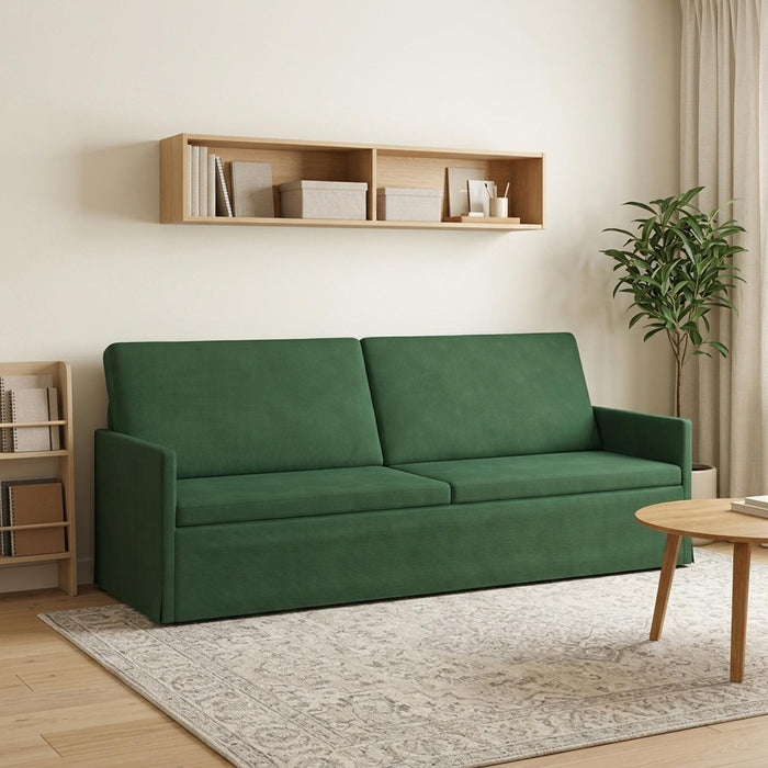 Sofă cu 3 locuri Verde Junglă 220 x 81 x 82 cm WALTI