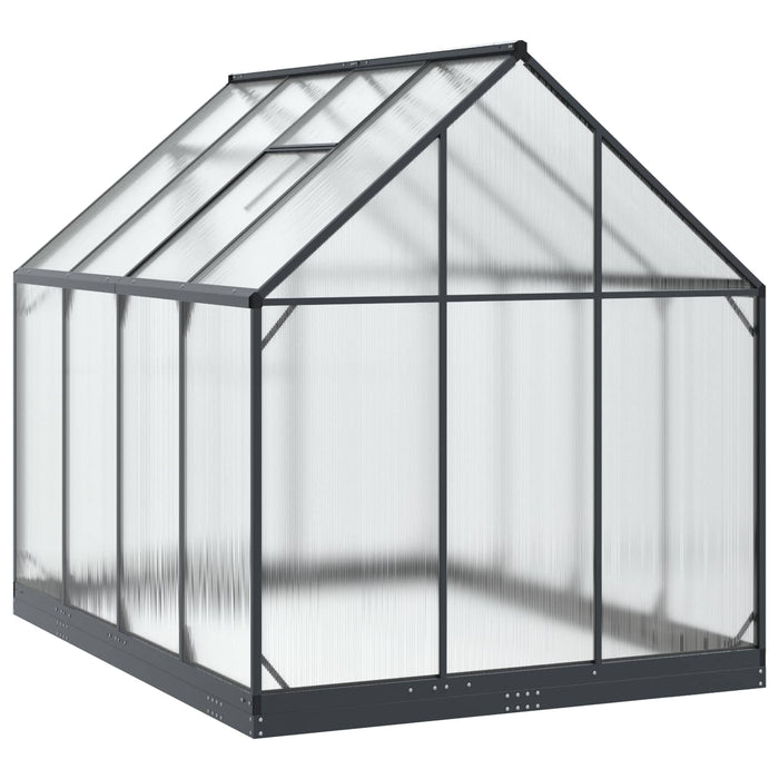 Seră de grădină cu ușă Antracit 183,5 x 243,5 x 207 cm - WALTI WALTI