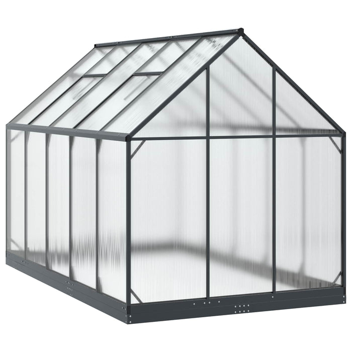 Seră de grădină cu ușă Antracit 183,5 x 303,5 x 207 cm - WALTI WALTI