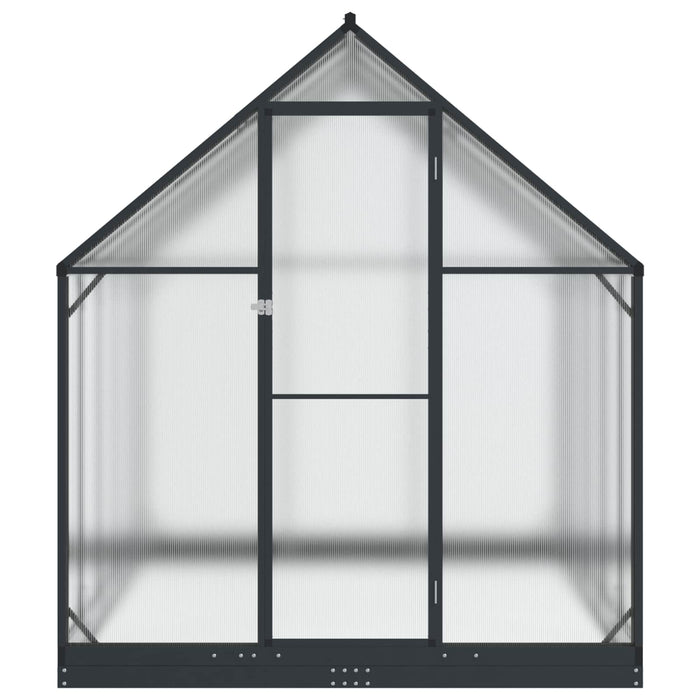 Seră de grădină cu ușă Antracit 183,5 x 303,5 x 207 cm - WALTI WALTI