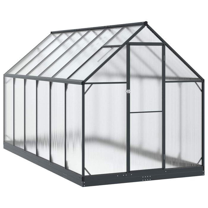 Seră de grădină cu ușă Antracit 183,5 x 363,5 x 207 cm - WALTI WALTI
