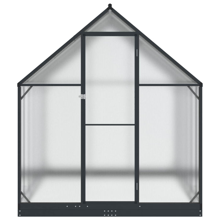 Seră de grădină cu ușă Antracit 183,5 x 363,5 x 207 cm - WALTI WALTI
