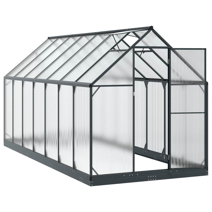 Seră de grădină cu ușă Antracit 183,5 x 423,5 x 207 cm - WALTI WALTI