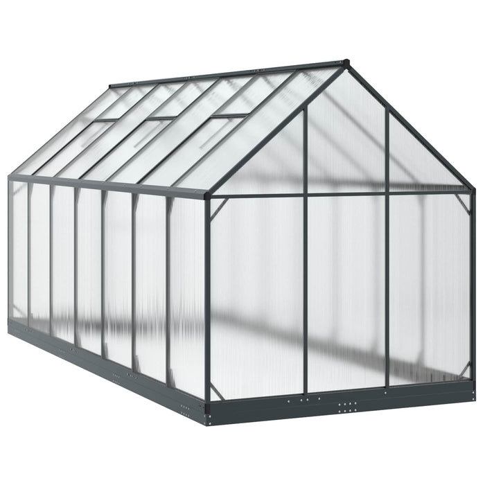 Seră de grădină cu ușă Antracit 183,5 x 423,5 x 207 cm - WALTI WALTI