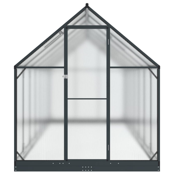 Seră de grădină cu ușă Antracit 183,5 x 423,5 x 207 cm - WALTI WALTI